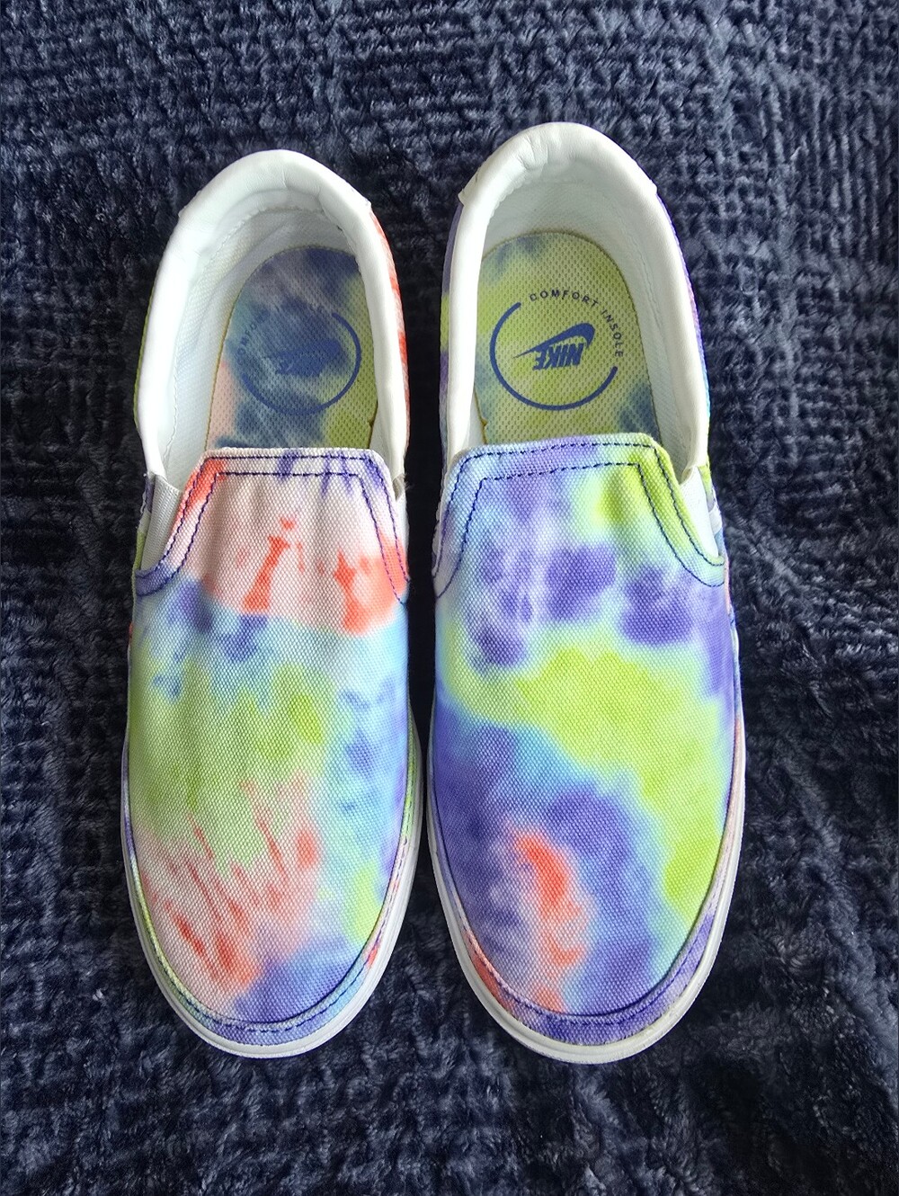 Title: Nike Court Legacy Tie-Dye Slip-On Sneakers - Women's 6.5 (NWOB)